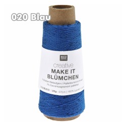 Rico Design - Make it Blümchen - feines Beilaufgarn mit Pailetten