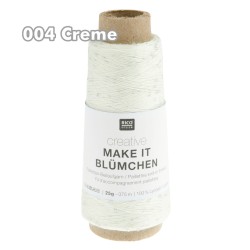Rico Design - Make it Blümchen - feines Beilaufgarn mit Pailetten