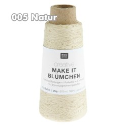 Rico Design - Make it Blümchen - feines Beilaufgarn mit Pailetten