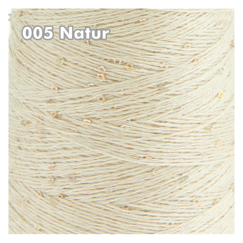 Rico Design - Make it Blümchen - feines Beilaufgarn mit Pailetten