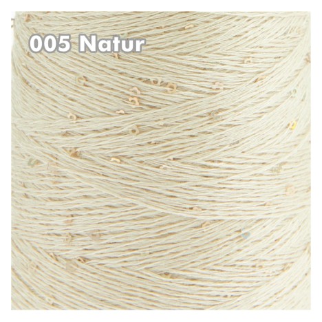 Rico Design - Make it Blümchen - feines Beilaufgarn mit Pailetten