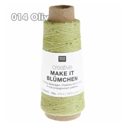 Rico Design - Make it Blümchen - feines Beilaufgarn mit Pailetten