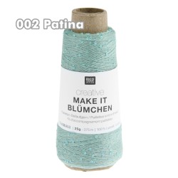 Rico Design - Make it Blümchen - feines Beilaufgarn mit Pailetten