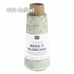 Rico Design - Make it Blümchen - feines Beilaufgarn mit Pailetten