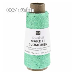 Rico Design - Make it Blümchen - feines Beilaufgarn mit Pailetten