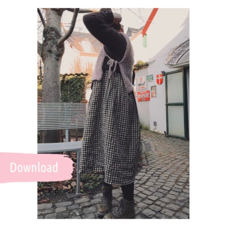 DOWNLOAD - Madame Filou - The blush of stone - Strickanleitung mit Baa Ram Ewe Pip 4ply + Mohair