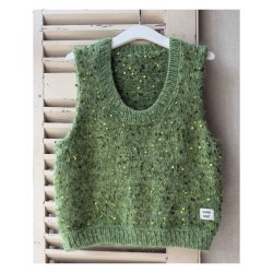 DOWNLOAD - Sand Knit - Adel Slipover O-Neck - Strickanleitung für einen Pullunder