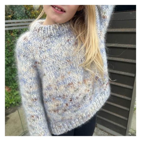 PetiteKnit - Strickanleitung Marble Sweater Junior - Printversion