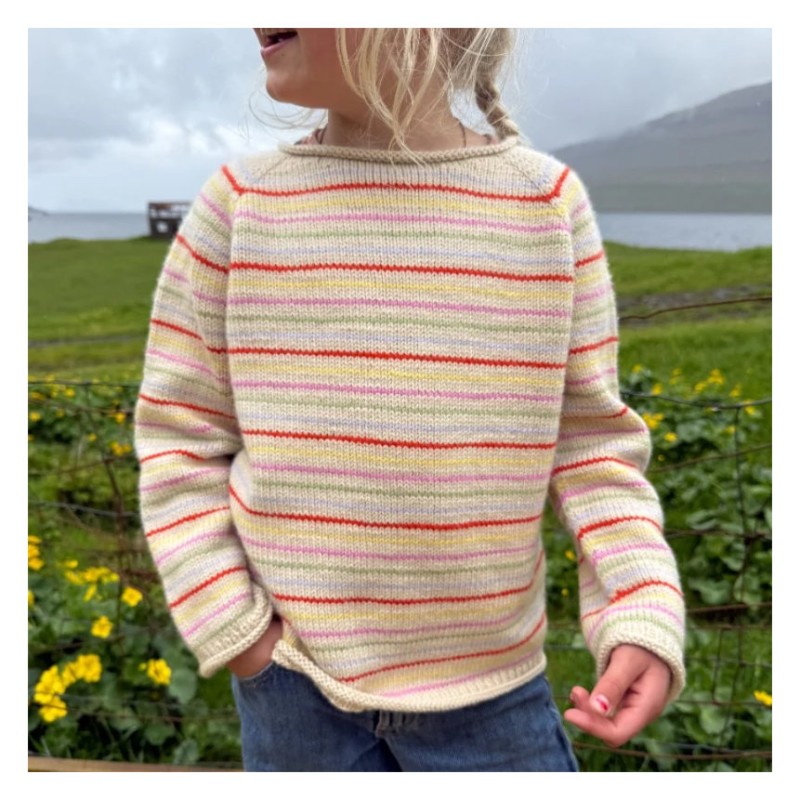 PetiteKnit - Strickanleitung Frankie Sweater Junior - Printversion