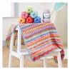 Häkel-Set Carousel für eine Baby-Decke mit West Yorkshire Spinners Bo Peep DK