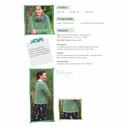 Jutta Bücker - Anleitung "Green Allover" - Pullover mit West Yorkshire Spinners "Bo Peep Pure DK"