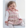 King Cole Strickanleitung (DK) 4804 für Babies - Pollunder, Kleidchen, Mützen, Schals