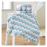 Strick-Anleitung Baby-Decke Zig Zag mit West Yorkshire Spinners Bo Peep DK