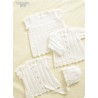 King Cole Strickanleitung (3ply/4ply) 3366 für Babies - Mützen, Kleidchen, Jäckchen