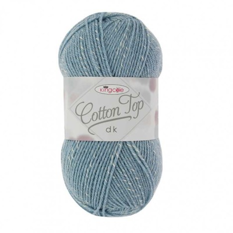 King Cole Cotton Top DK - leicht strukturiertes frühlingshaftes Garn in tollen Vintage-Farben