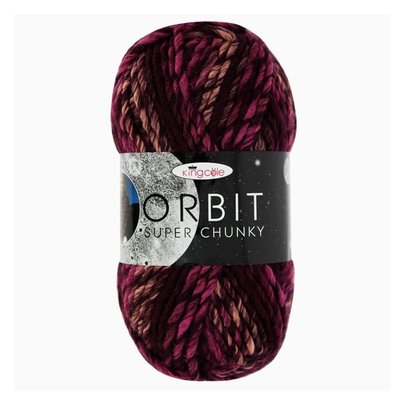King Cole Orbit Super Chunky - Farbenfrohes, extra dickes Garn mit Wolle