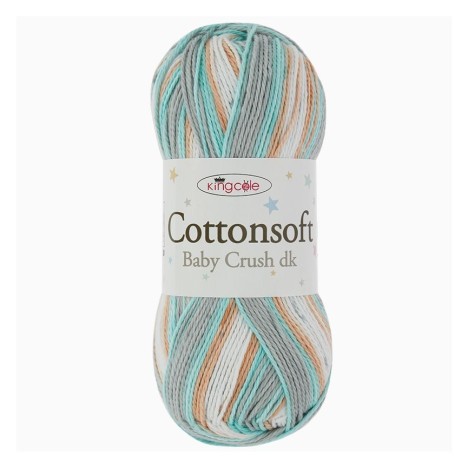 King Cole Cottonsoft Baby Crush DK - Pastellige Farbverläufe in 100% Baumwolle