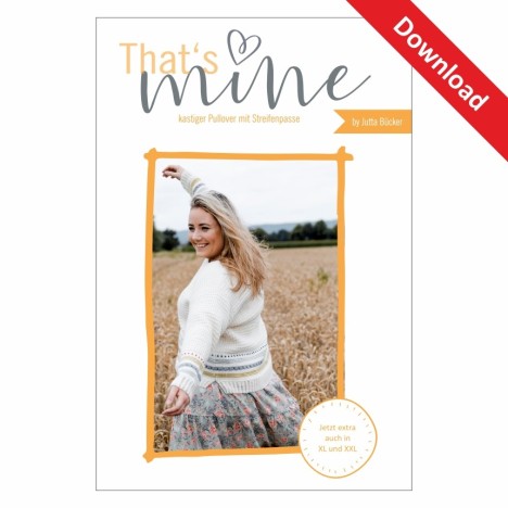 Download Anleitung "That's Mine" - Kastiger Pullover mit West Yorkshire Spinners "Pure DK" von Jutta Bücker