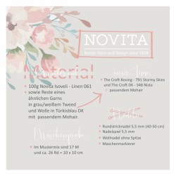 "Natürlich & Abgehoben" - Download Anleitung für eine Mütze aus NOVITA Isoveli von Jutta Bücker