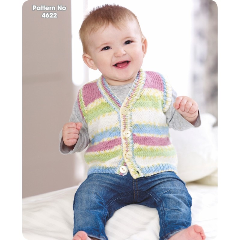 King Cole Strickanleitung (DK) 4622 für Babies