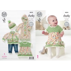 King Cole Strickanleitung (Chunky) 4654 für Babies