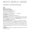 Andante Zopfmuster-Jacke aus Novita Woolly Wood - Download-Anleitung