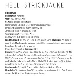 Helli Strickjacke aus Novita Hygge - Download Anleitung