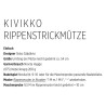 Kivikko Rippenstrickmütze aus Novita Hygge - Download Anleitung