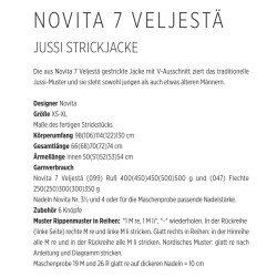 Jussi Strickjacke aus Novita 7 Brothers - Download Anleitung