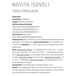 Herrenstrickjacke Taiga aus Novita Isoveli - Download Anleitung