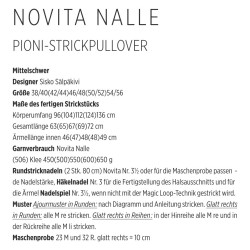 Damenpullover Pioni aus Novita Nalle - Download Anleitung