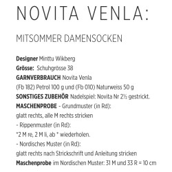 Socken Mitsommer aus Novita Venla Download-Anleitung