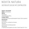 Decke mit Zopfmuster aus Novita Natura Download-Anleitung