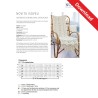 Schaukelstuhl Sitzauflage aus Novita Isoveli - Download Anleitung
