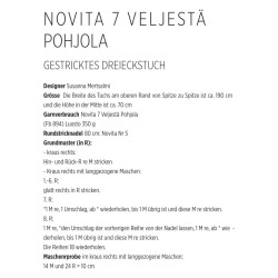 Dreieckstuch Pohjola aus Novita 7 Brothers - Download-Anleitung
