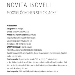 Strickjacke Moosglöckchen aus Novita Isoveli Download-Anleitung