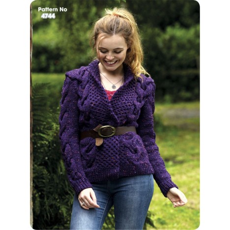 King Cole Strickanleitung (Chunky) 4744 für Damen