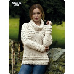 King Cole Strickanleitung (Chunky) 4743 für Damen