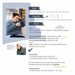 Blue In - Download-Anleitung für einen Pulli aus WYS The Croft  von Jutta Bücker