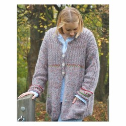 Bobble Me - Print-Anleitung für eine Jacke aus Woolhouse-Bobbel und Mohair von Jutta Bücker