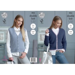 King Cole Strickanleitung (DK) 4866 für Damen